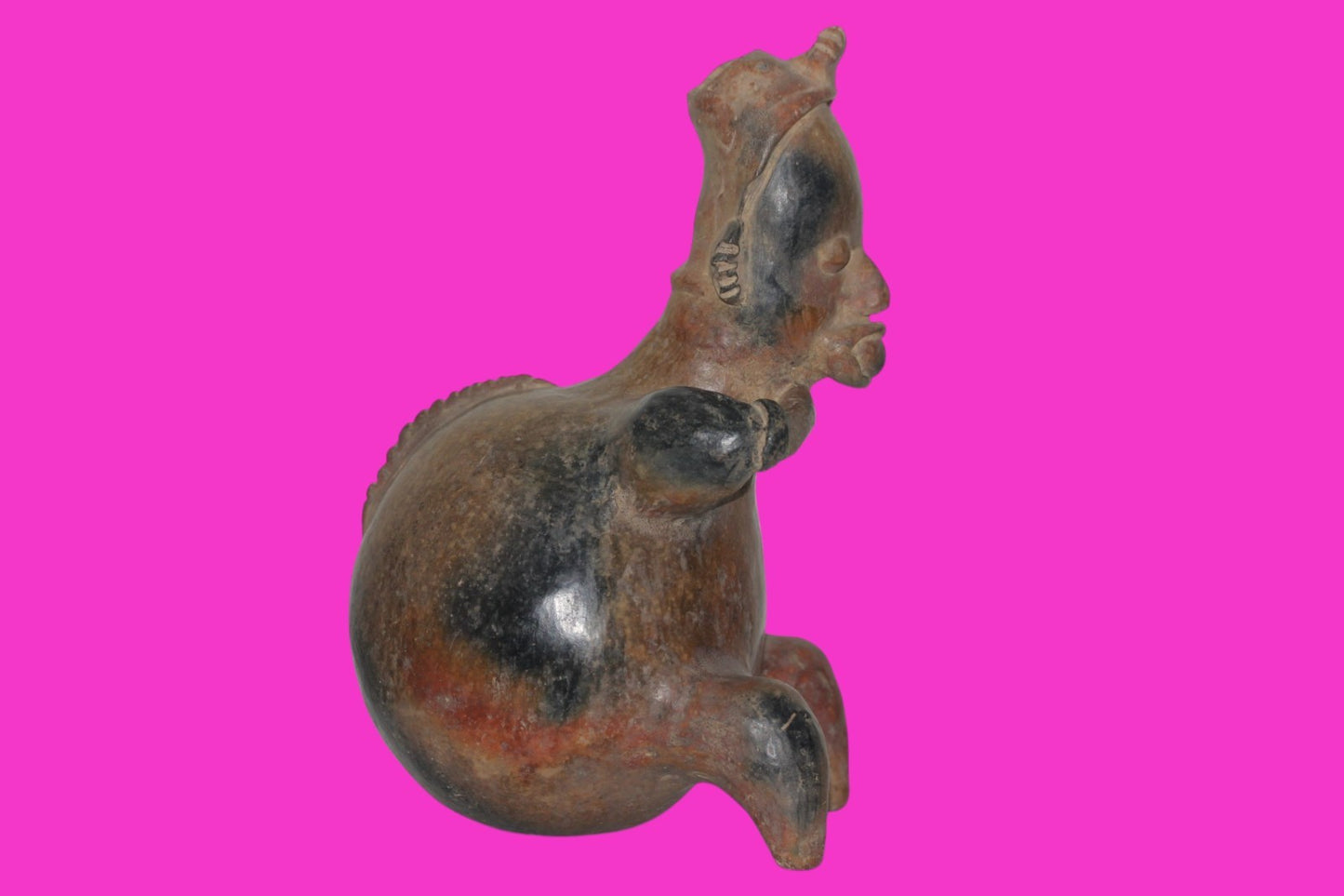 Pre Columbian Artifact Authentic Bloated Figure Jalisco Mexico 300 BC COA 218