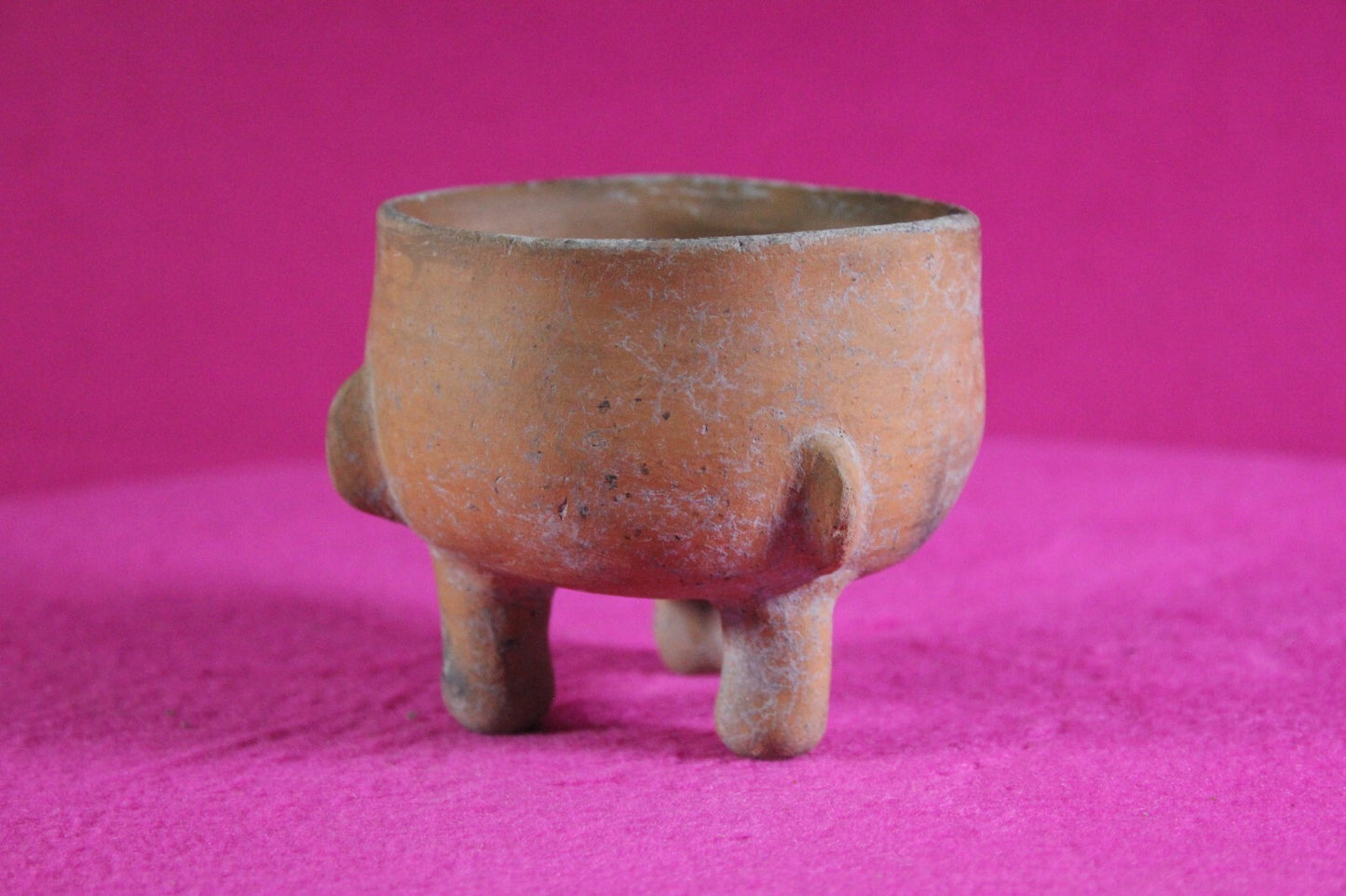 Pre Columbian Artifact Authentic Mini Tripod Bowl 1000-1400 AD Nicaragua COA J93