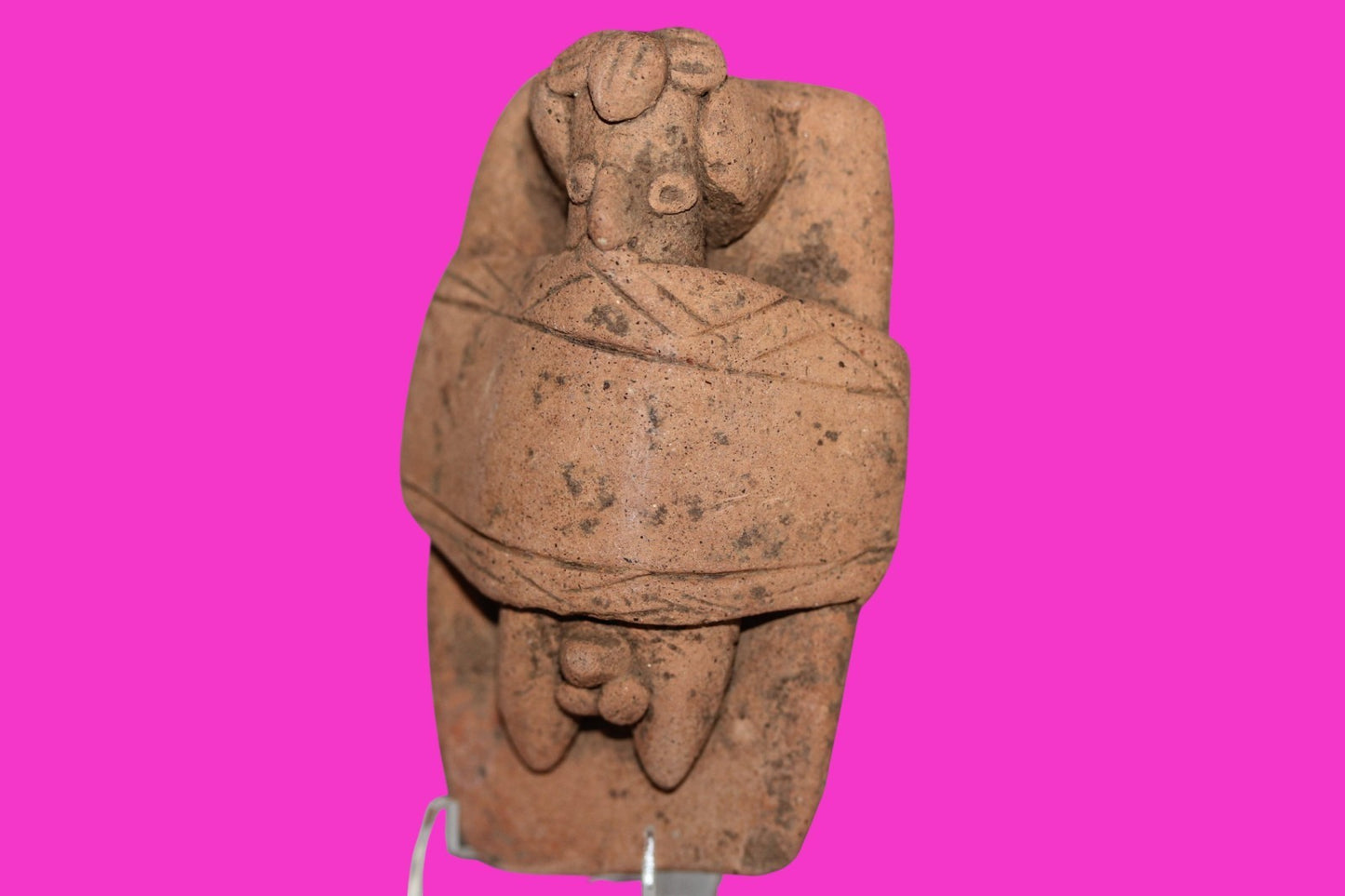 Pre Columbian Artifact Infant Tomb Burial Figure Colima Mexico 100 BC COA 223