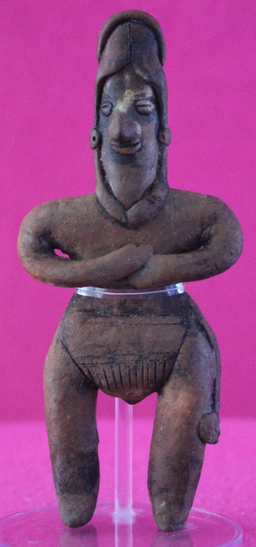 Pre Columbian Authentic Artifact Tomb Figure Colima Mexico 100 BC-250 AD COA 160
