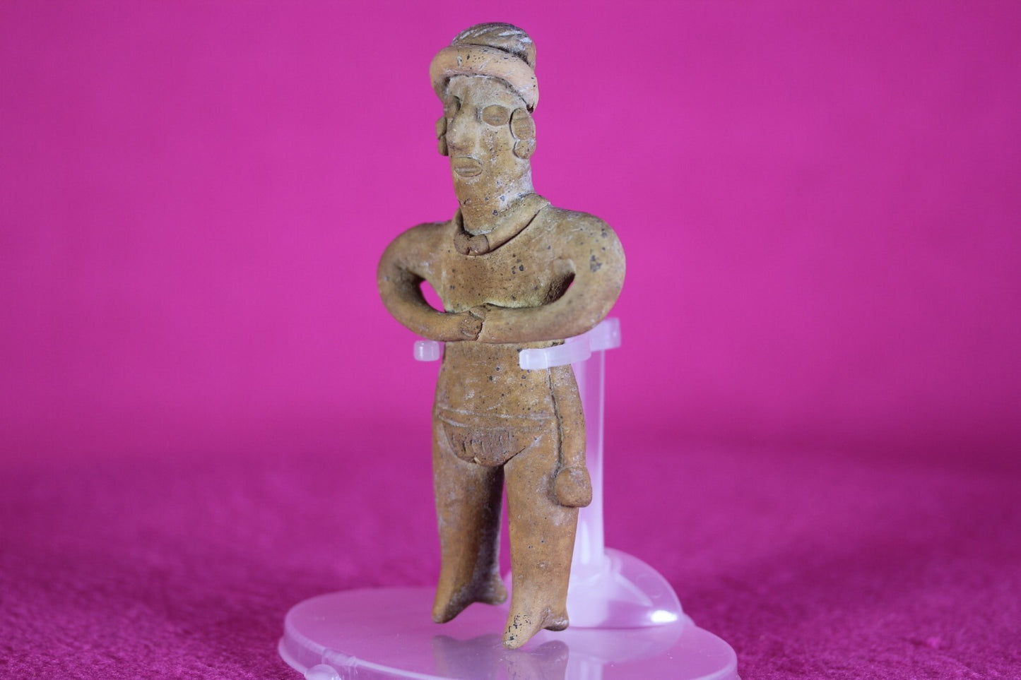 Pre Columbian Artifact Colima Figure Mexico 300BC-300AD Certified COA J77