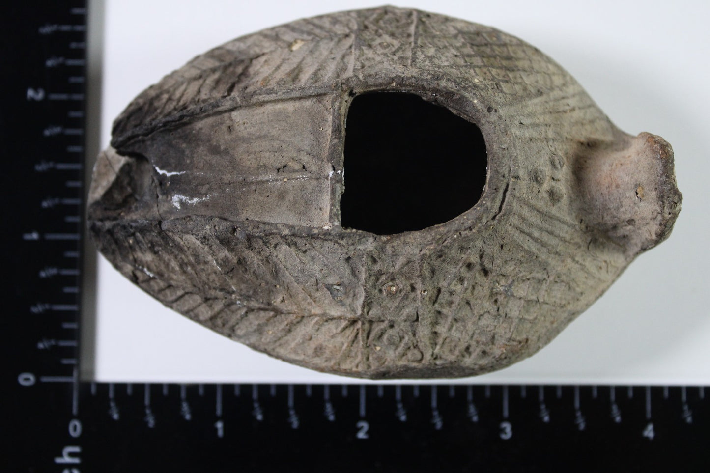 Oil Lamp Holy Land Ancient Artifact Jesus Christ Home Israel 300-600 AD COA 84