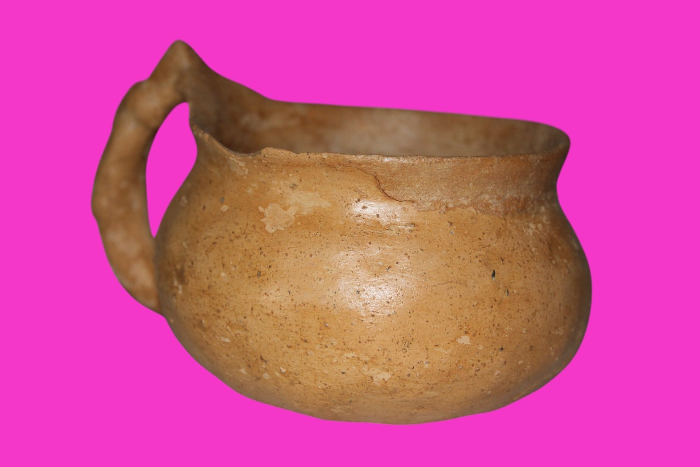 Time of Abraham Holy Land Artifact Ancient 4000 Year Old Cup 2000 BC COA J117