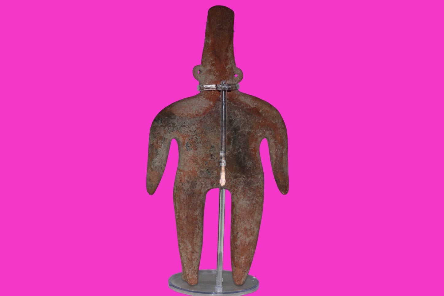 Pre Columbian Artifact Giant 10in Female Tomb Figure Colima Mexico 100BC COA 271