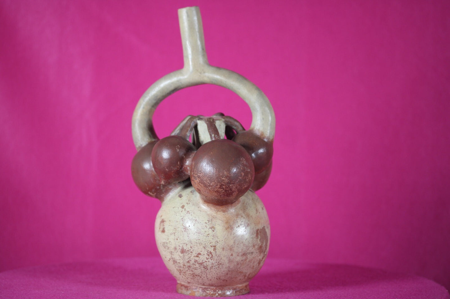 Pre Columbian Authentic Artifact Fruit Vessel Moche Ex Arte Primitivo COA T52