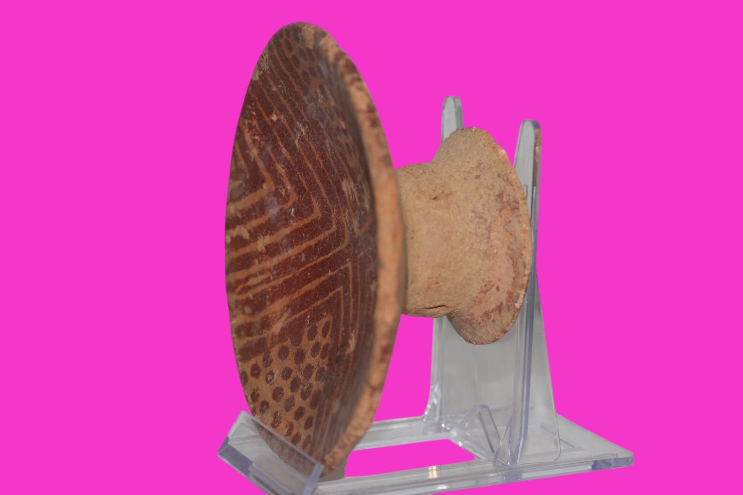 Pre Columbian Artifact Authentic Pedestal Bowl Narino Columbia 1000 AD COA J100