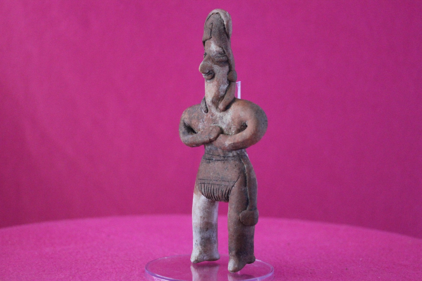 Pre Columbian Artifact Authentic Pretty Lady Tomb Figure Colima Mexico COA 195