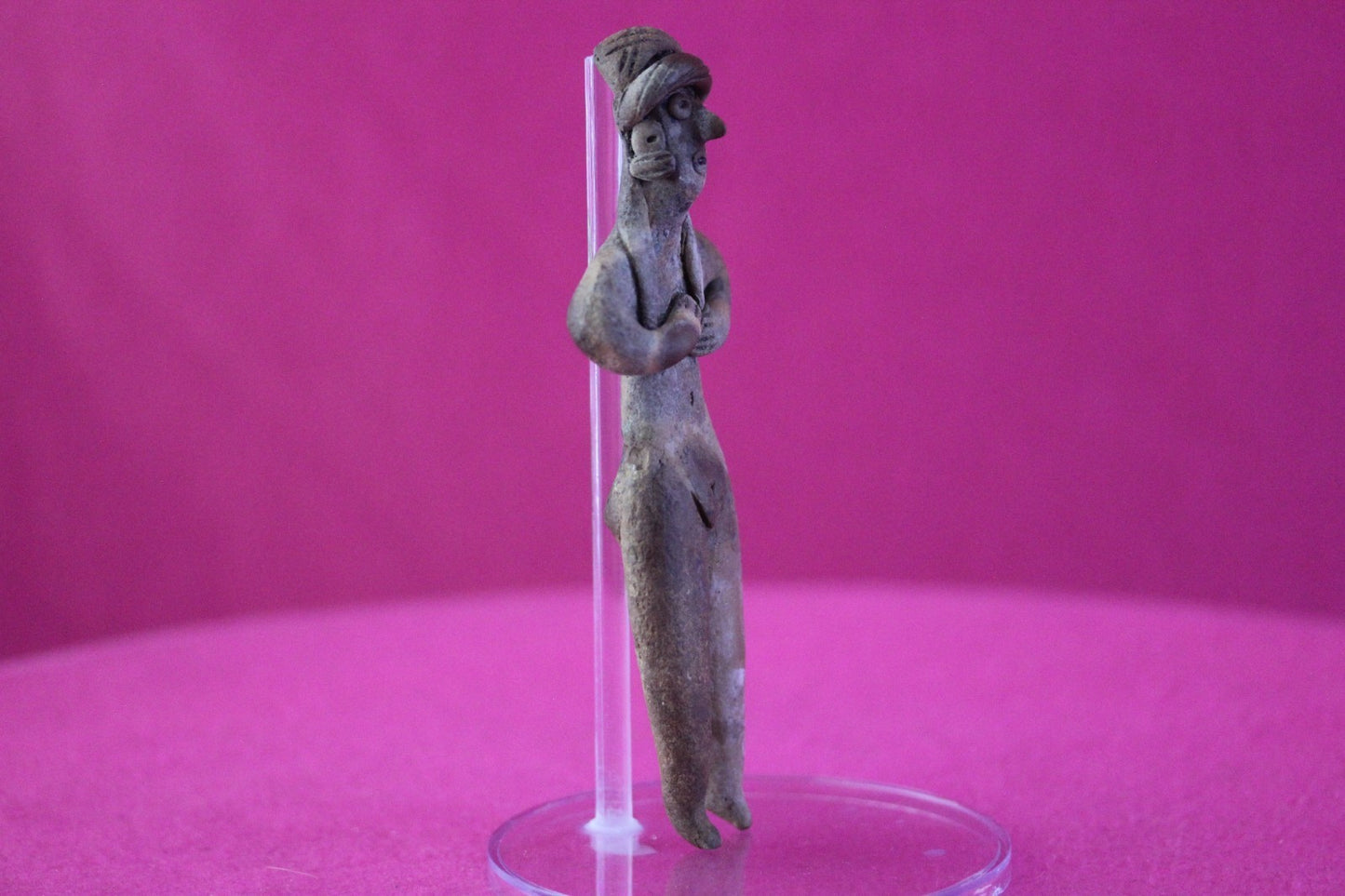 Pre Columbian Artifact Authentic Pretty Lady Tomb Figure Colima Mexico COA 204