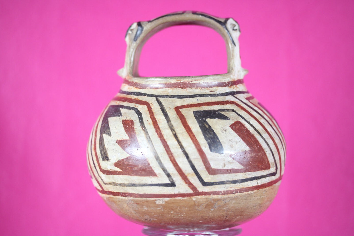 Rare Ex Sotheby's Authentic Pre Columbian Artifact Casas Grandes Bowl COA T116