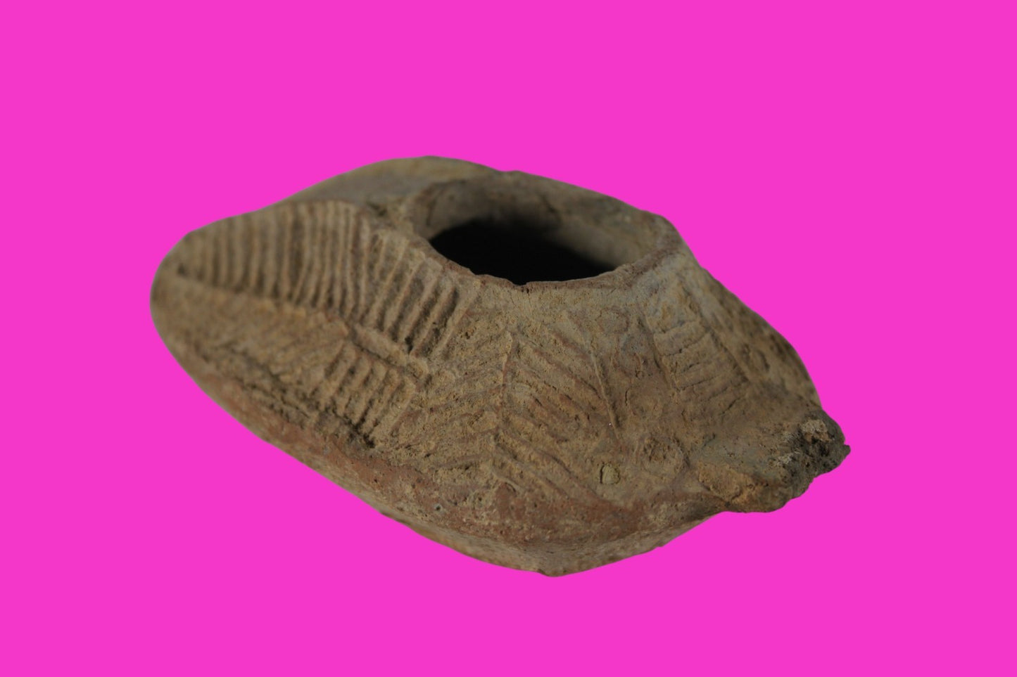 Ancient Holy Land Oil Lamp Artifact  From Jesus Christ Homeland 400-600AD COA 39