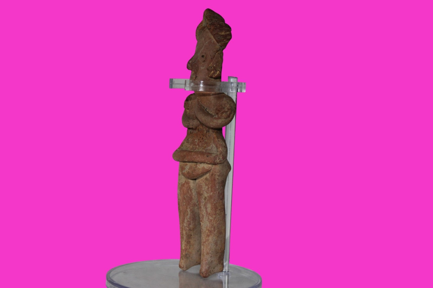 Pre Columbian Artifact 6 in Male Shaman Tomb Figure Colima Mexico 100BC COA 267