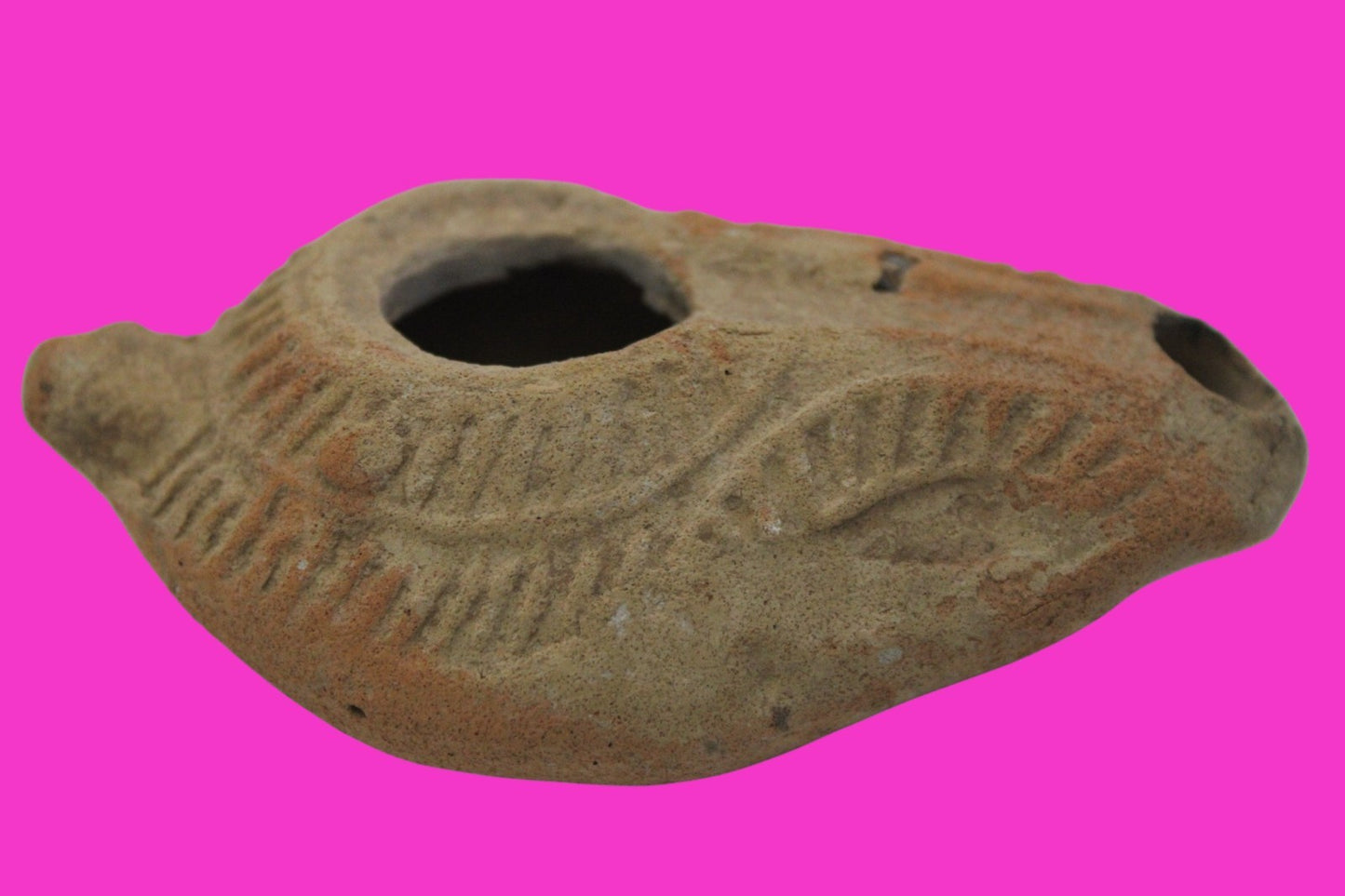 Ancient Holy Land Oil Lamp Artifact From Jesus Christ Home Land 100-500AD COA 66