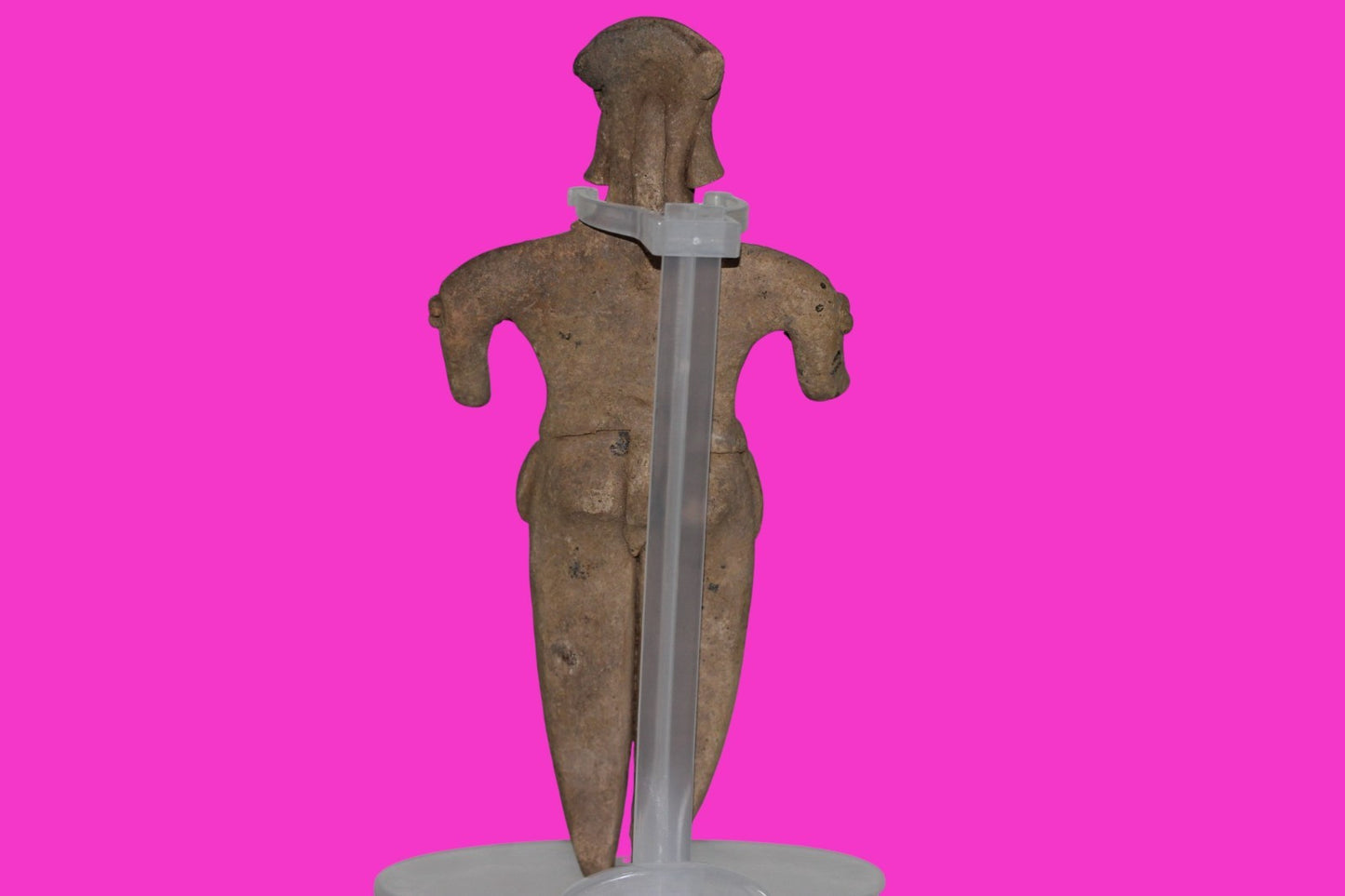 Pre Columbian Artifact 6 Inch Shaft Tomb Figure Colima Mexico 100 BC COA 245