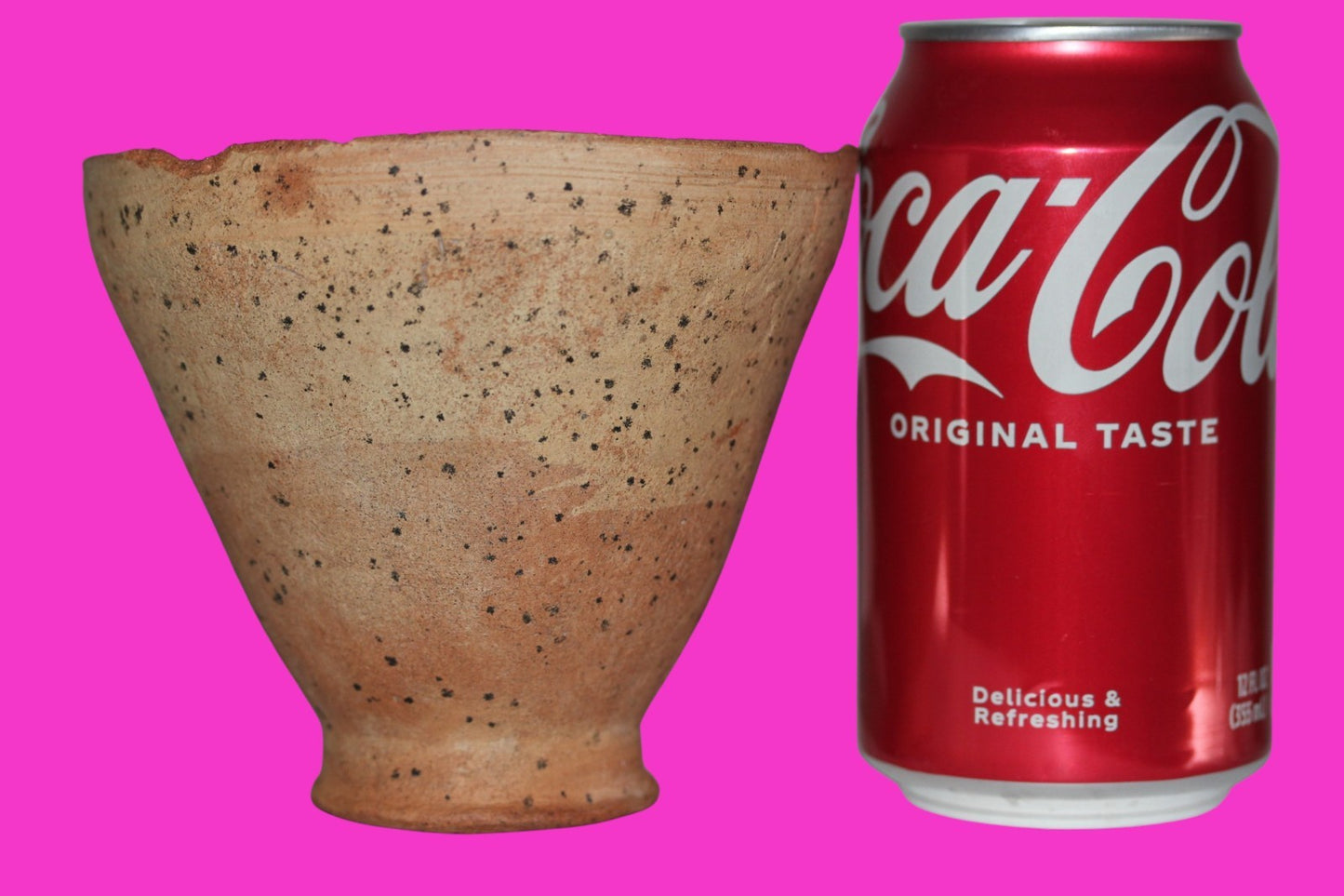 Time of Abraham Holy Land Artifact Ancient 4000 Year Old Cup  2000 BC COA J143