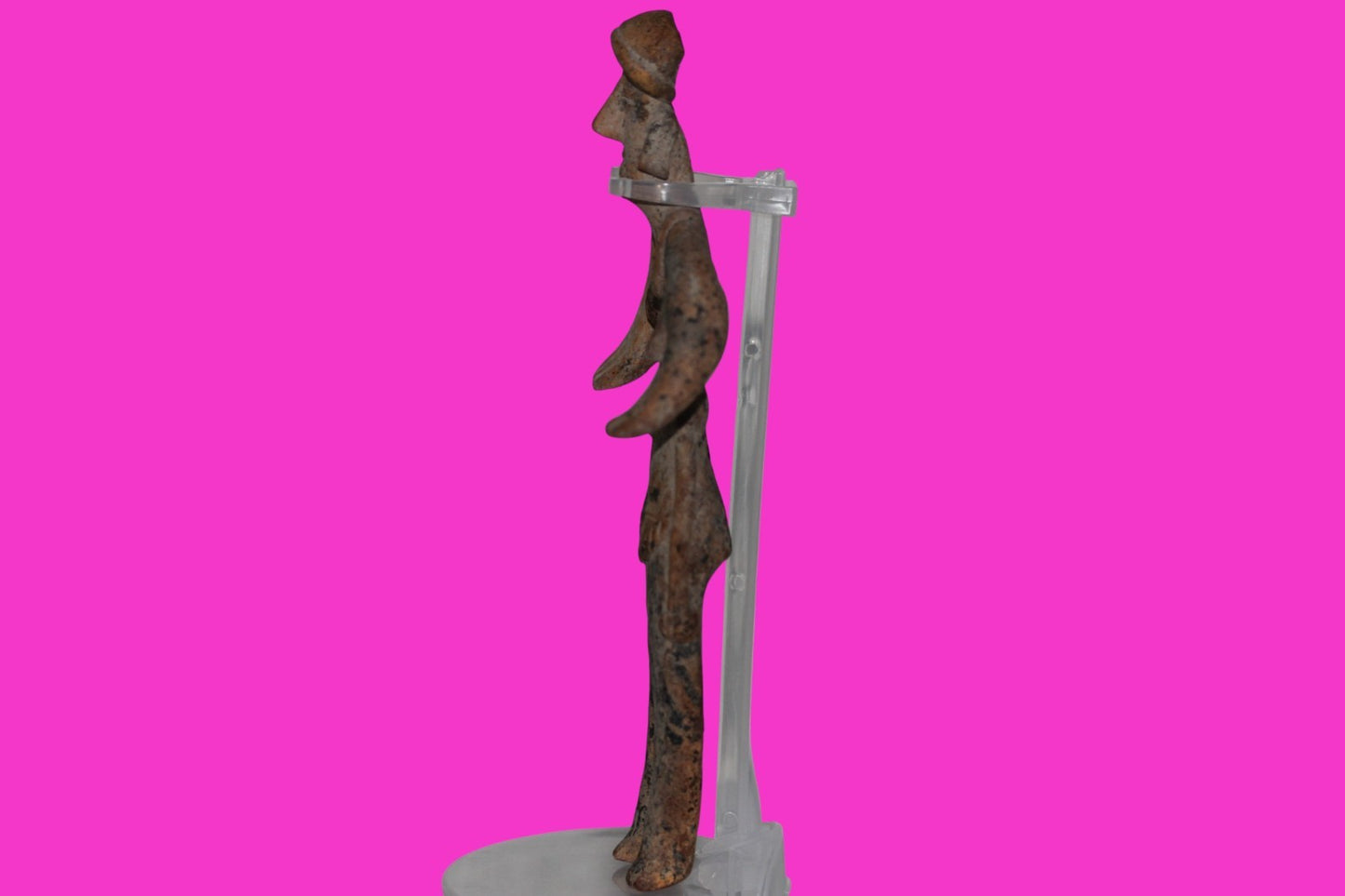 Pre Columbian Artifact 7 Inch Female Tomb Figure Colima Mexico 100 BC COA 247