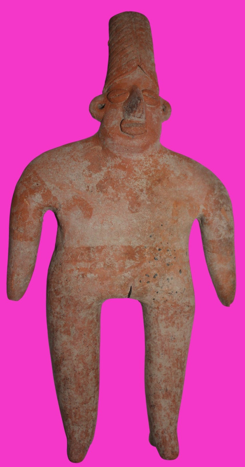 Pre Columbian Artifact Giant 10in Female Tomb Figure Colima Mexico 100BC COA 271