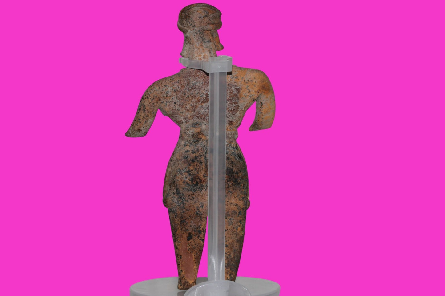 Pre Columbian Artifact 7 Inch Female Tomb Figure Colima Mexico 100 BC COA 247