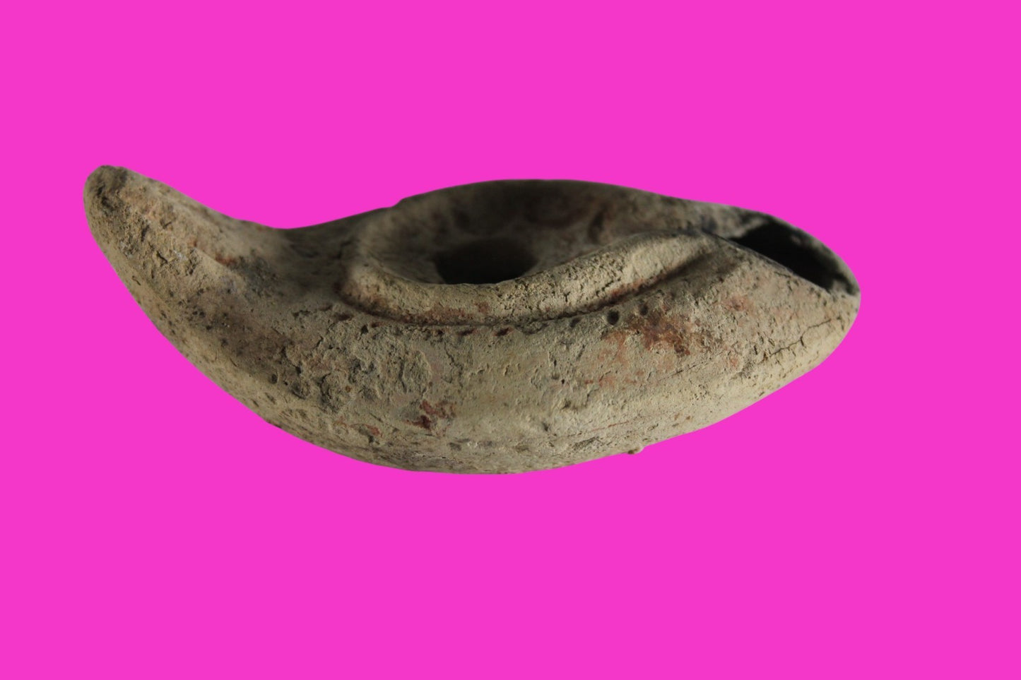 Ancient Holy Land Oil Lamp Artifact From Jesus Christ Homeland 400-500AD COA 28