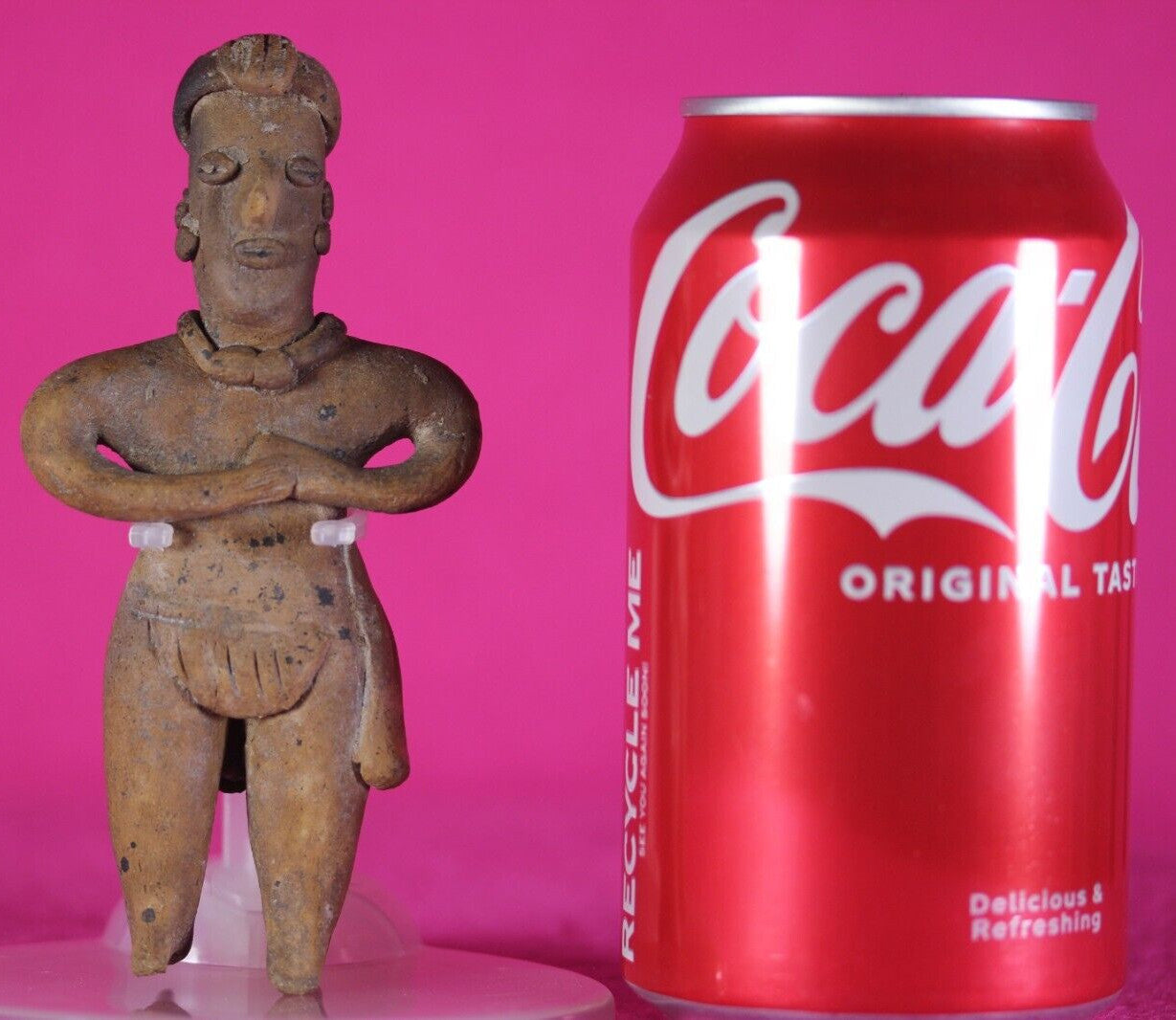 Pre Columbian Artifact Colima Figure Mexico 300BC-300AD Certified COA J73