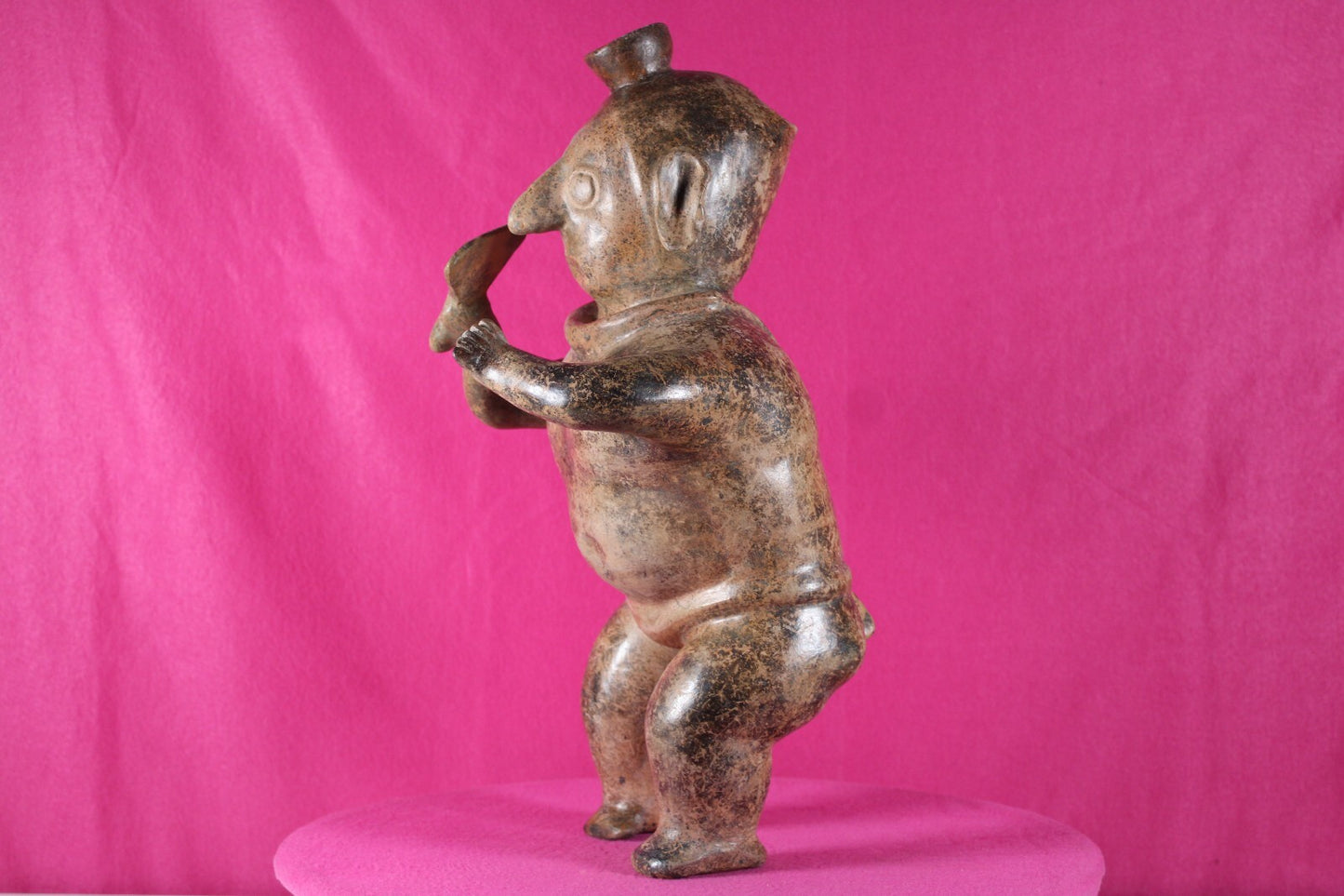 Ex Museum President Authentic Pre Columbian Artifact Giant Colima Dancer COA T06