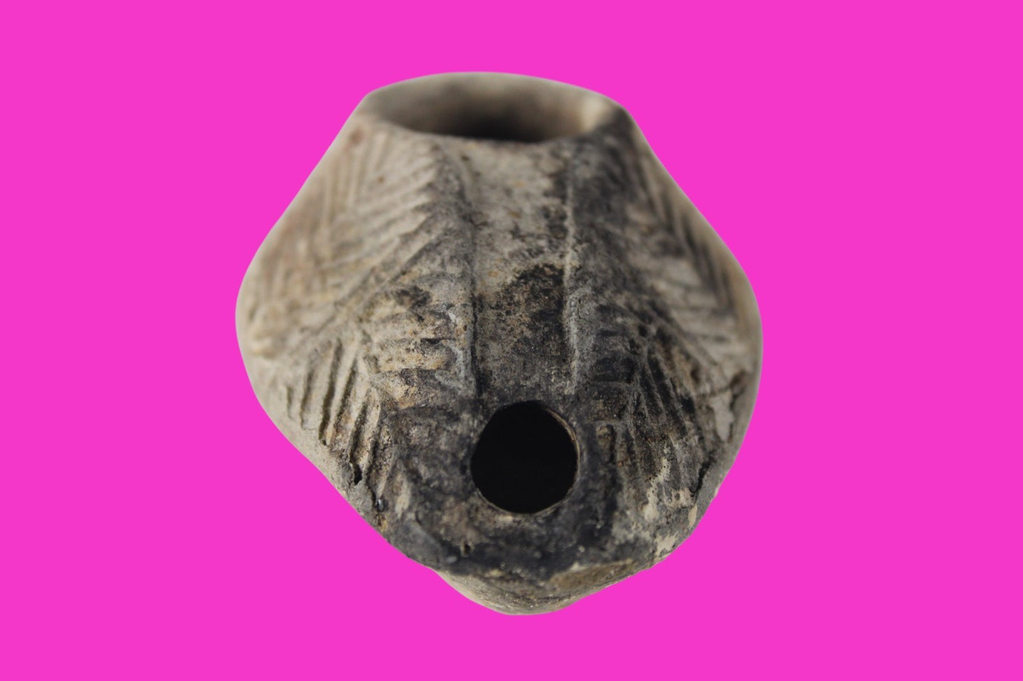 Oil Lamp Holy Land Ancient Artifact Jesus Christ Home Israel 300-600 AD COA 117