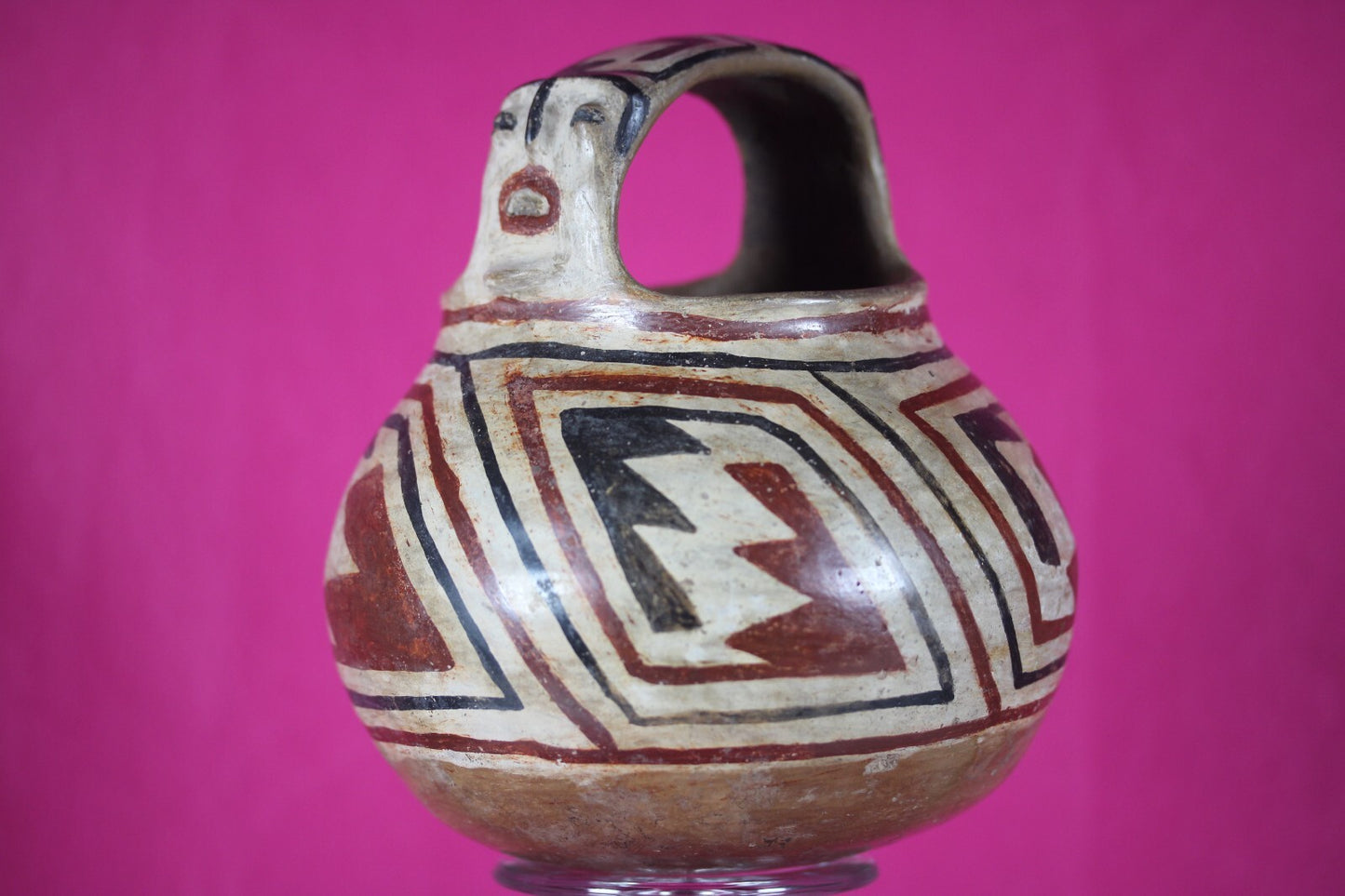 Rare Ex Sotheby's Authentic Pre Columbian Artifact Casas Grandes Bowl COA T116