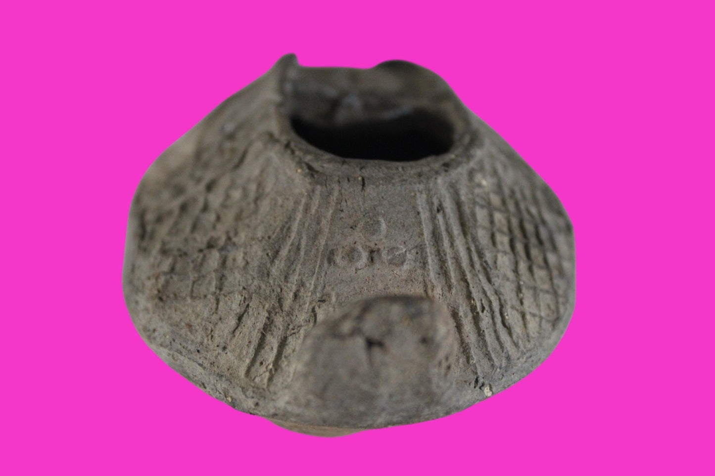 Oil Lamp Holy Land Ancient Artifact Jesus Christ Home Israel 300-600 AD COA 84