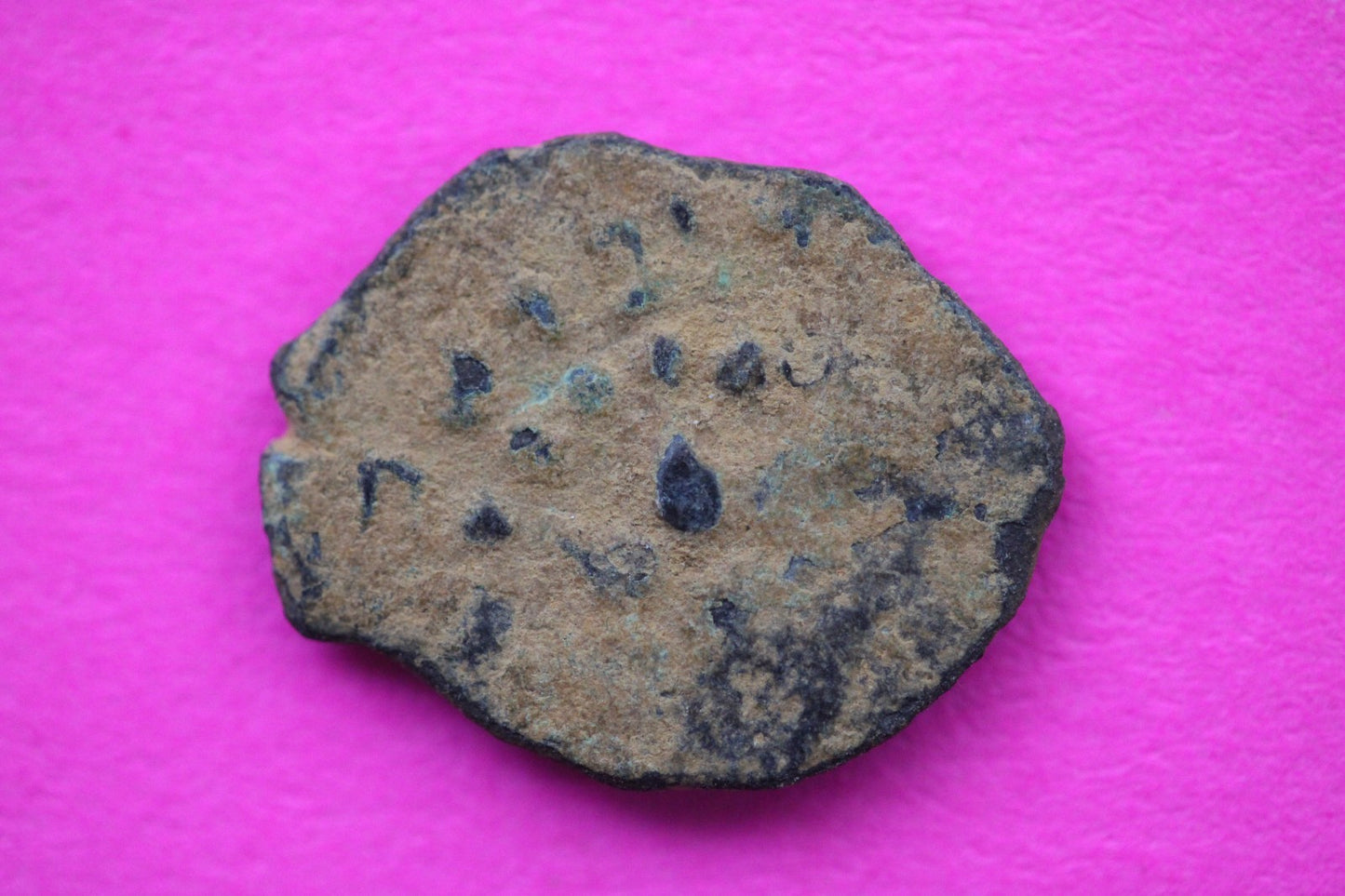 Jesus Christ Lifetime Widow's Mite Holy Land Artifact Free Display Frame COA 29