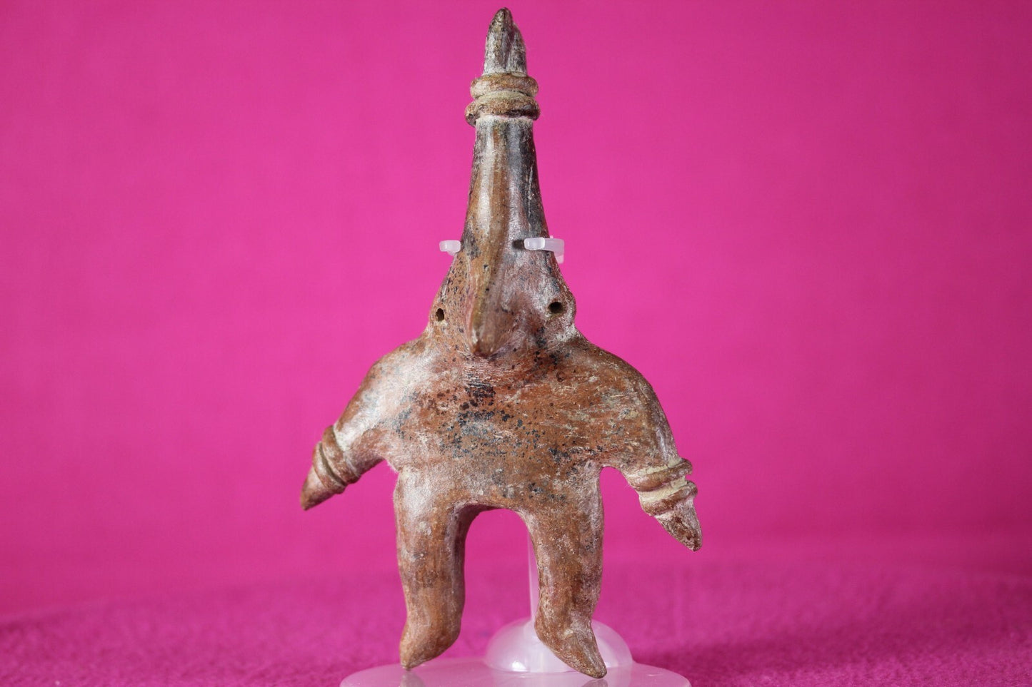 Pre Columbian Artifact Colima Shaman Mexico 300BC-300AD Certified COA J38