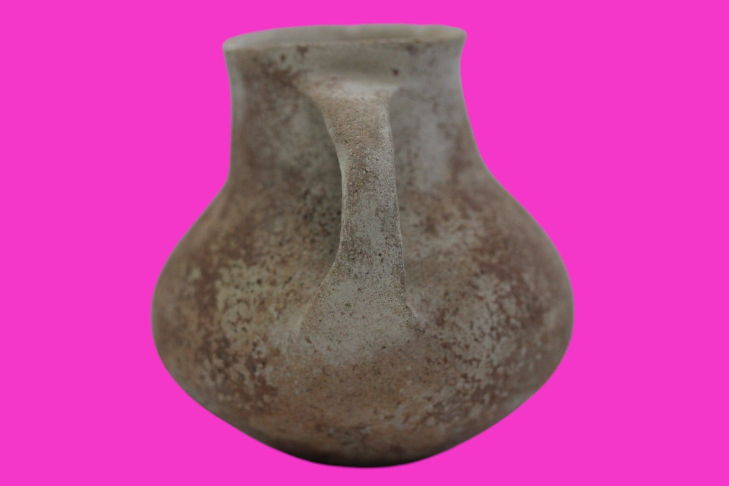 Holy Land Authentic Artifact Jesus Christ Home Land Juglet 100BC-400AD COA J35