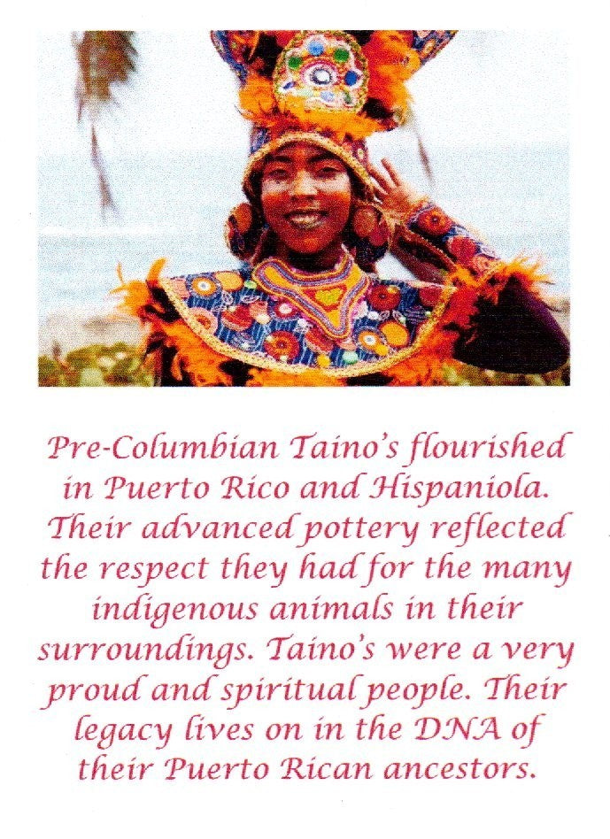 Puerto Rico Taino Pre Columbian Pottery Artifact FREE Display Case 1000AD COA102