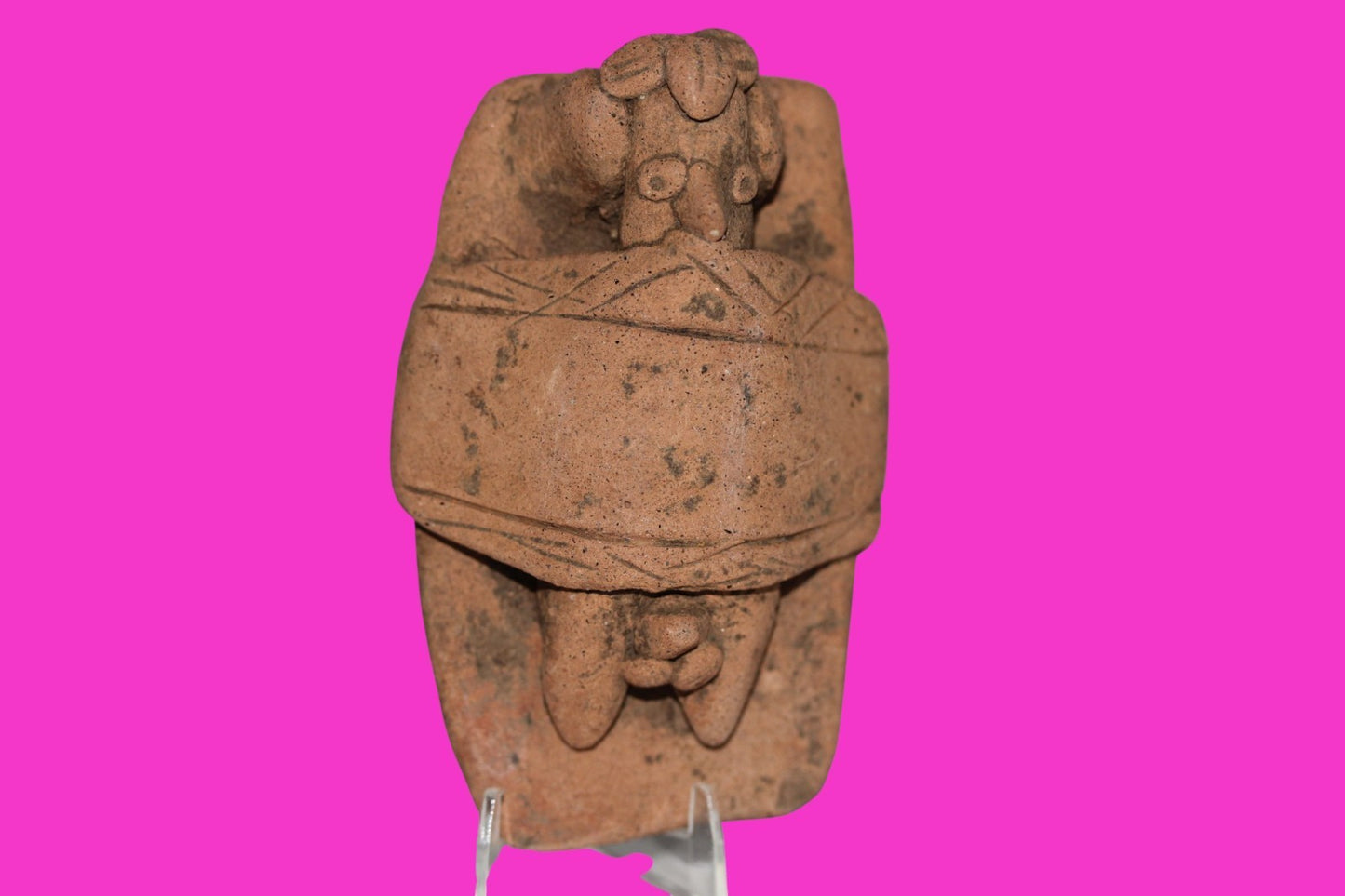 Pre Columbian Artifact Infant Tomb Burial Figure Colima Mexico 100 BC COA 223