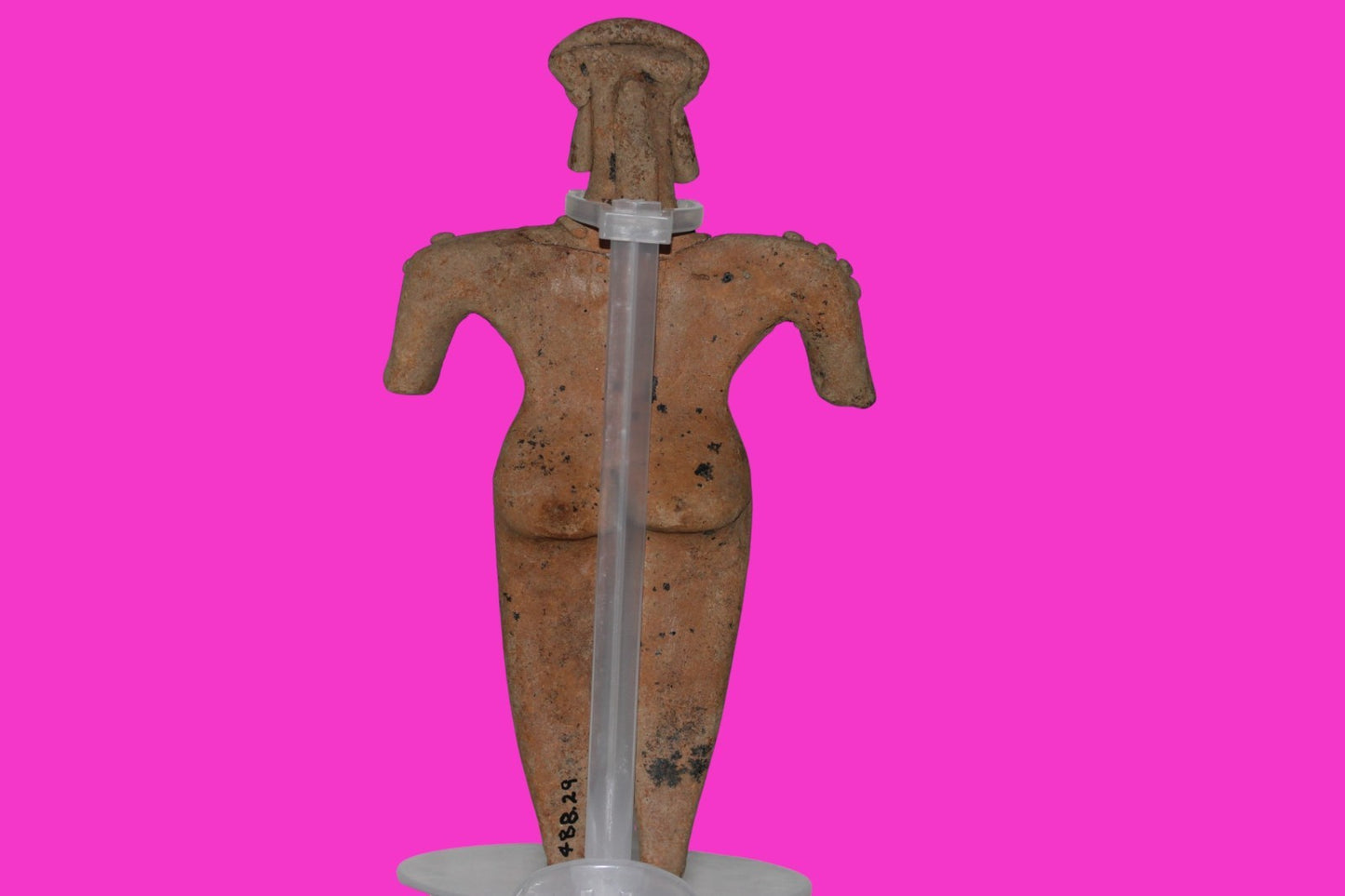 Pre Columbian Artifact 8in Female Shaman Tomb Figure Colima Mexico 100BC COA 255