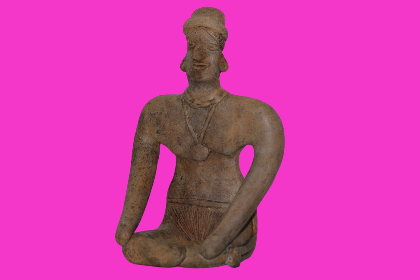 Pre Columbian Museum Quality Artifact Large Tomb Figure Colima Mexico COA 215