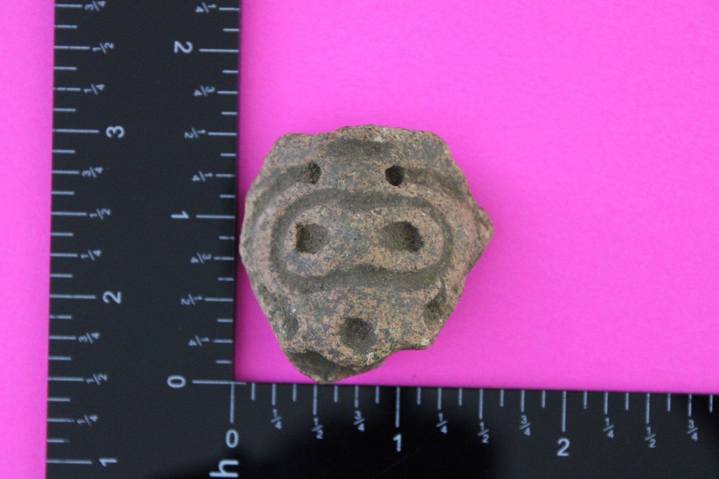 Puerto Rico Taino Pre Columbian Pottery Artifact FREE Display Case 1000AD COA 94