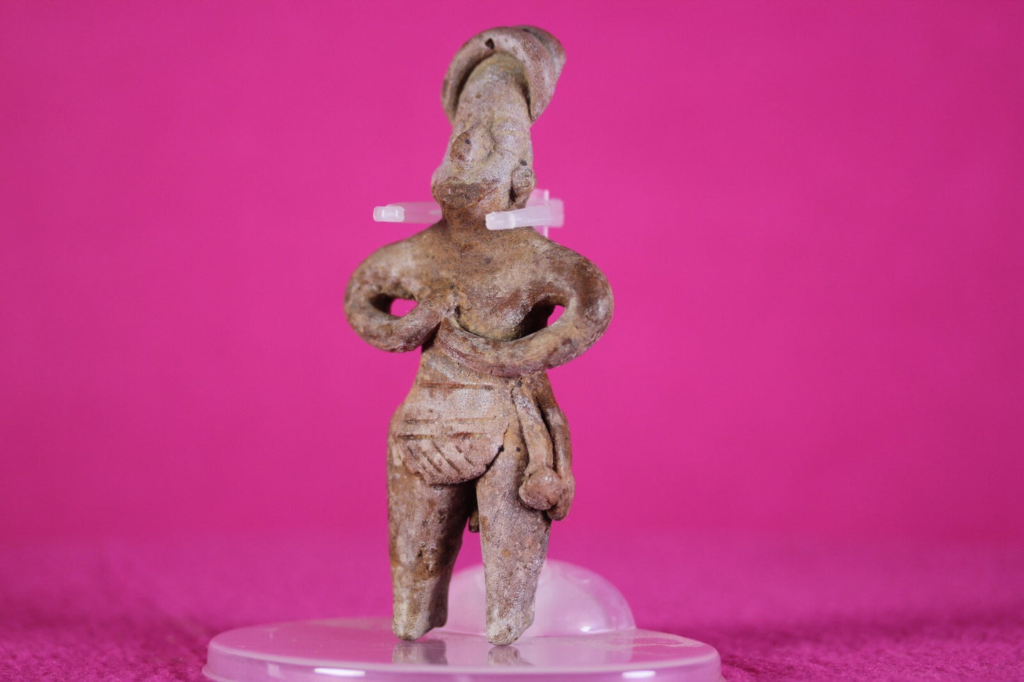 Pre Columbian Artifact Colima Figure Mexico 300BC-300AD ex Primitivo COA J54