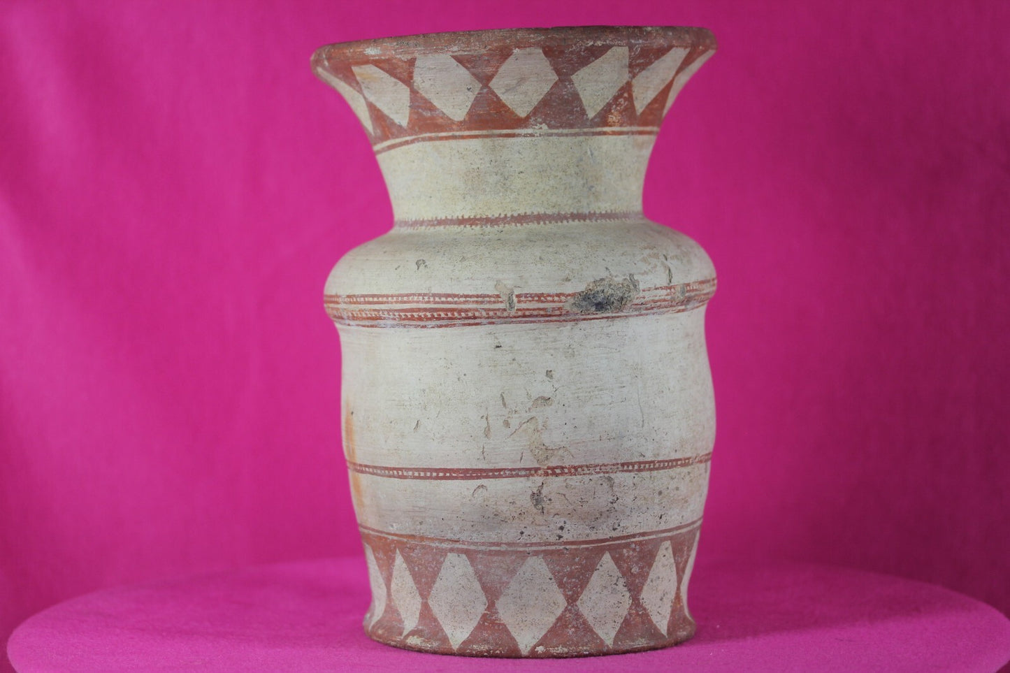 Large Ban Chiang Thailand Artifact Very Rare Pottery Jar 300-200 BC COA T122