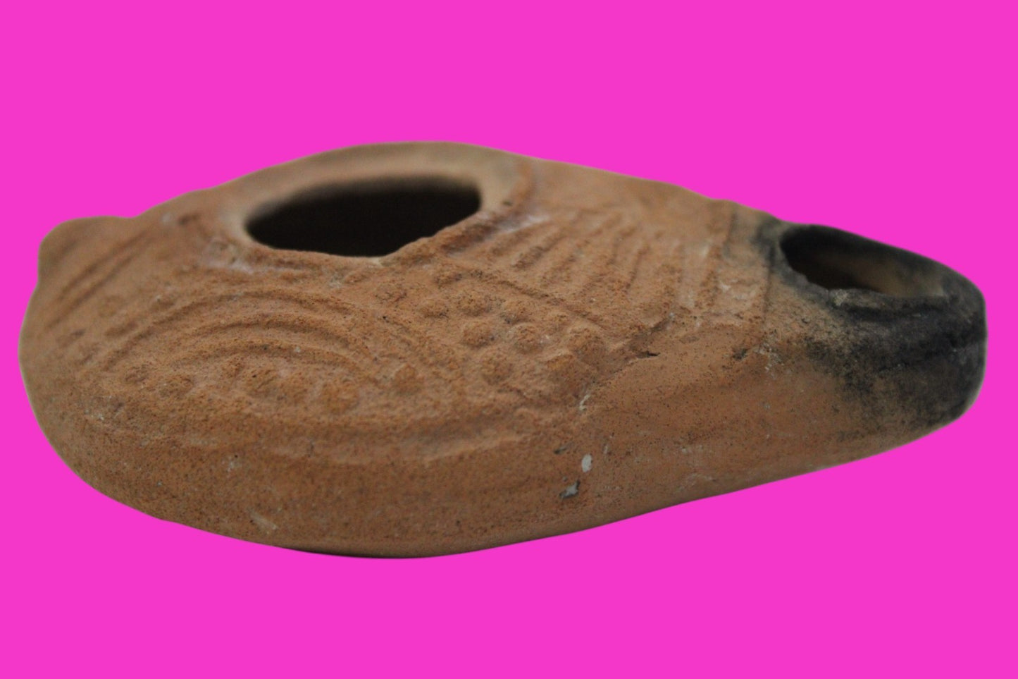 Ancient Holy Land Oil Lamp Artifact From Jesus Christ Home Land 100-500AD COA 51