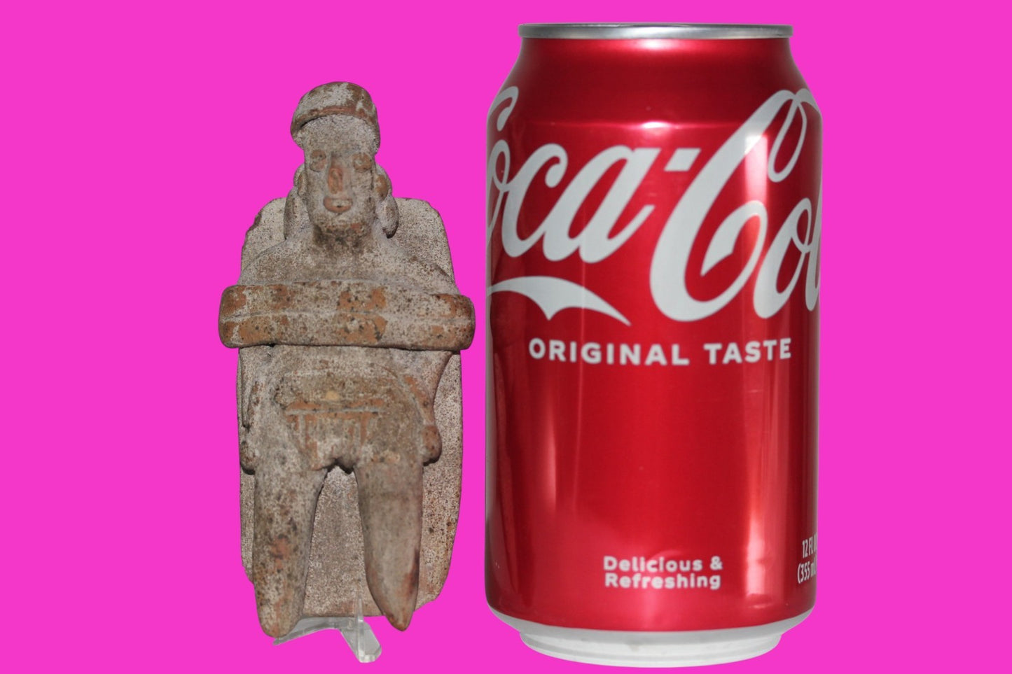 Pre Columbian Artifact Authentic Tomb Burial Figure Colima Mexico 100 BC COA 226