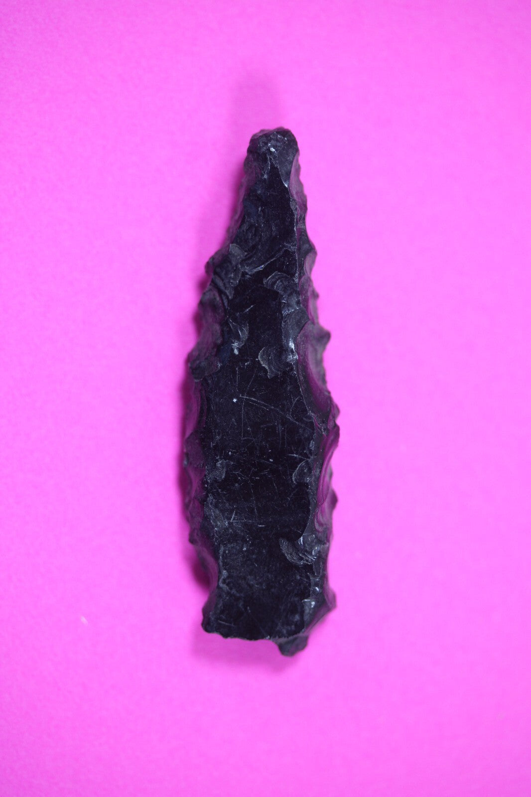 Pre Columbian Artifact Authentic Aztec Arrowhead Battle of Mexico City COA 30