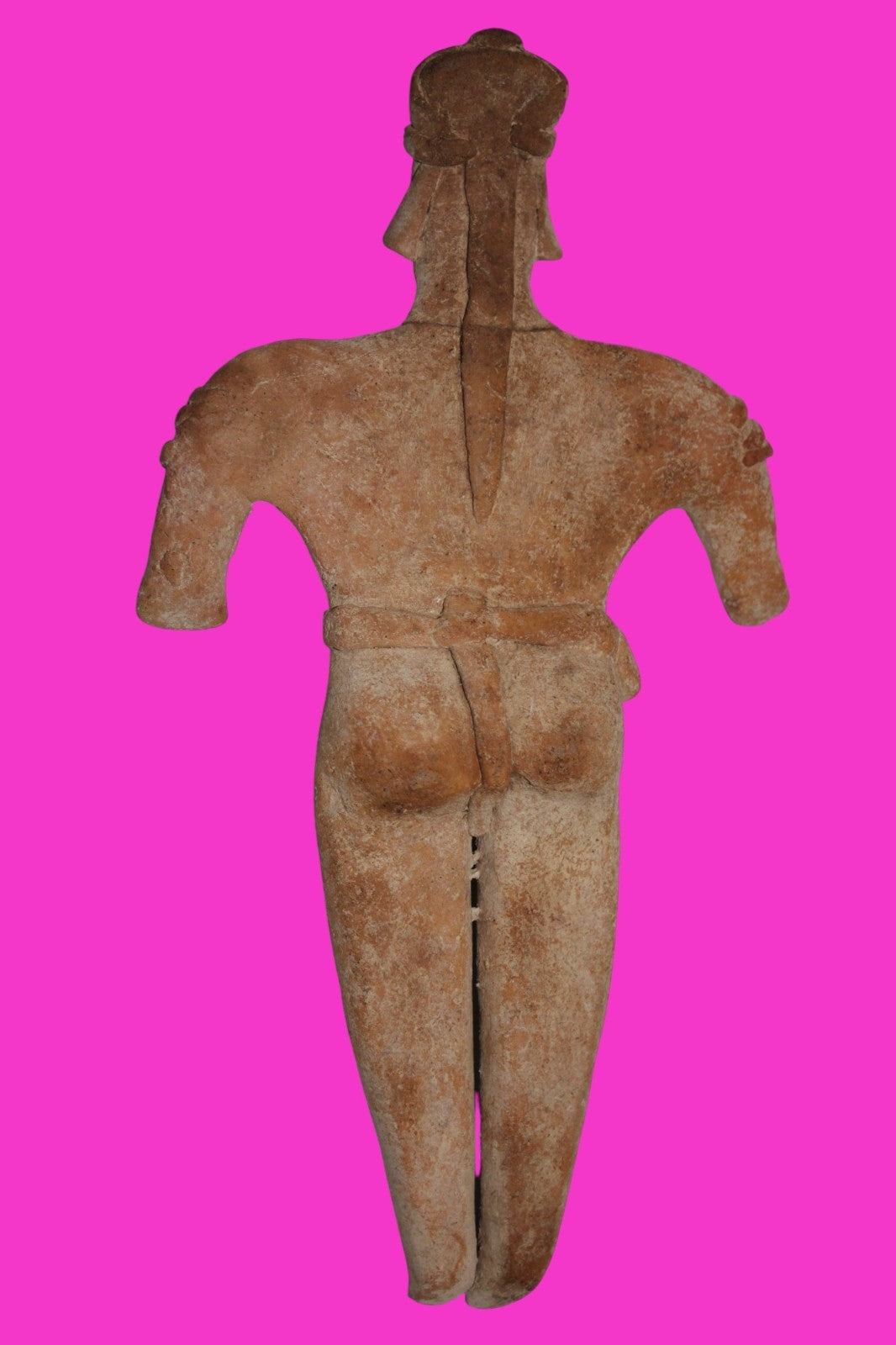 Pre Columbian Artifact Big 8 Inch Shaft Tomb Figure Colima Mexico 100 BC COA 243