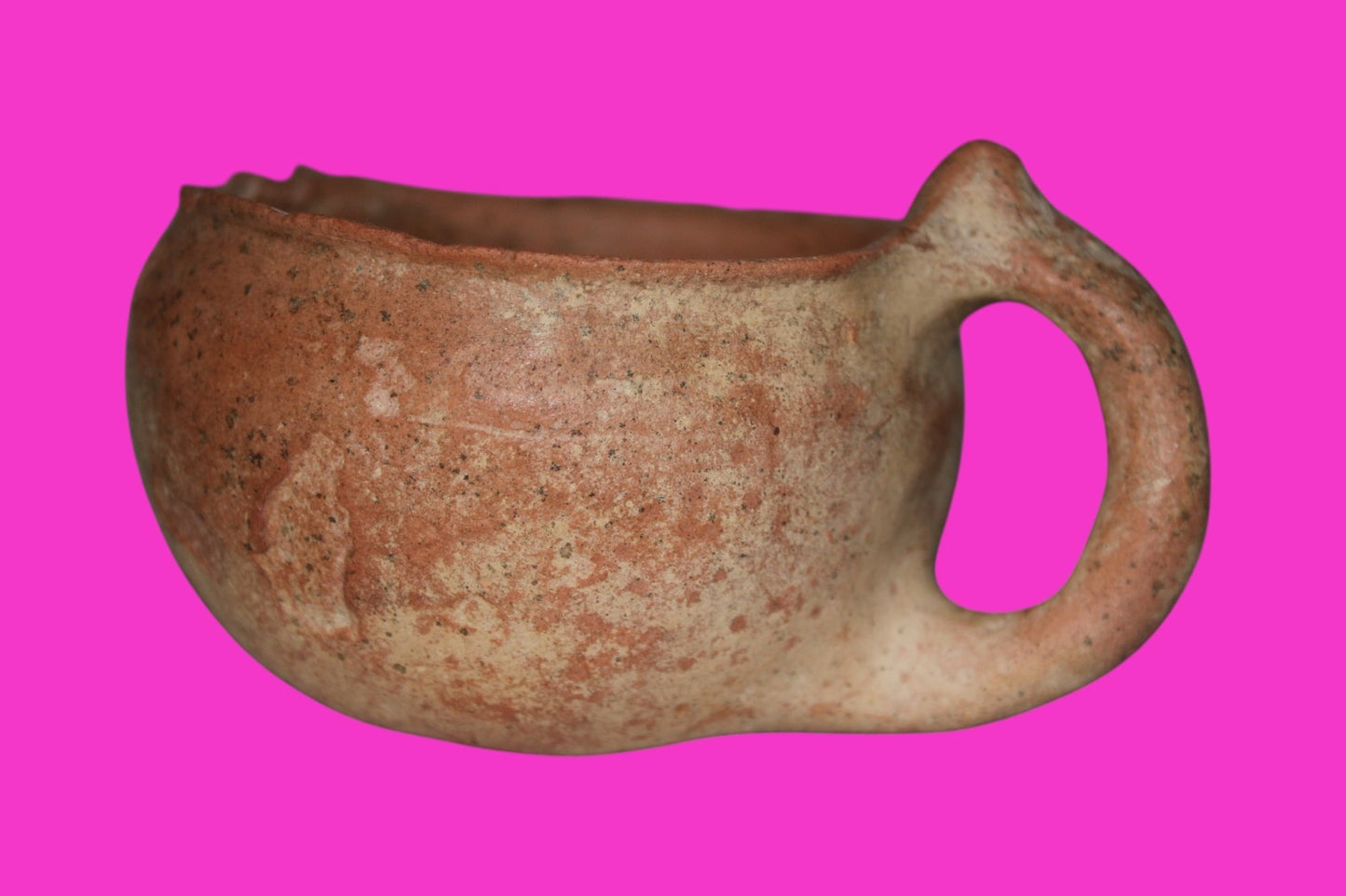 Time of Abraham Holy Land Artifact Ancient 4000 Year Old Cup 2000 BC COA J118