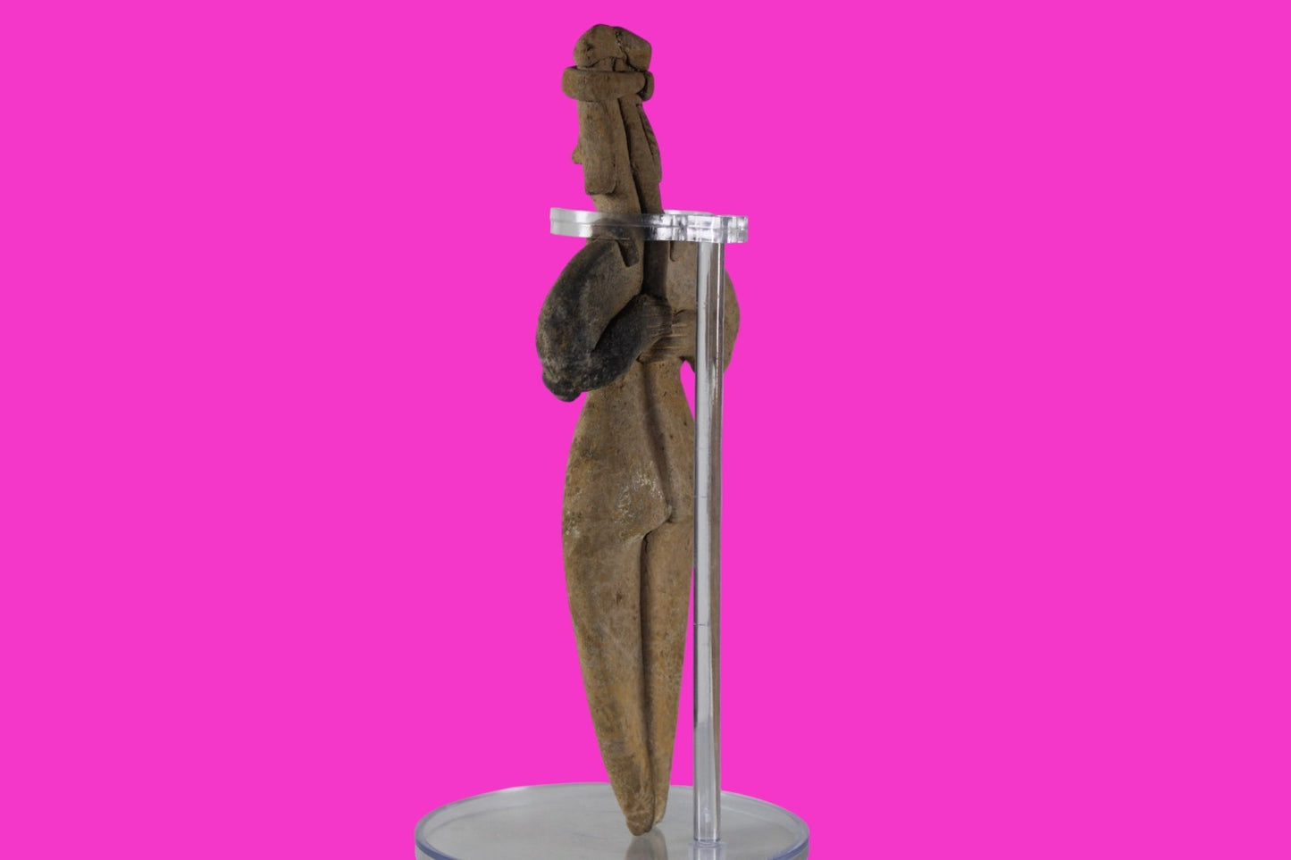 Pre Columbian Artifact 7 in Female Shaft Tomb Figure Colima Mexico 100BC COA 278