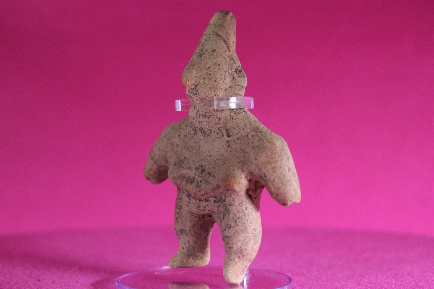 Authentic Pre Columbian Artifact Dwarf Tomb Figure Colima Mexico COA T87