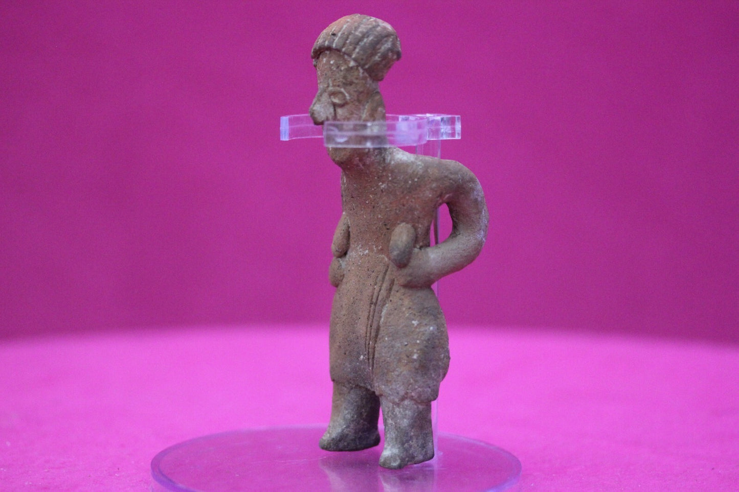Pre Columbian Artifact Authentic Rare Grandma Tomb Figure Colima Mexico  COA 145