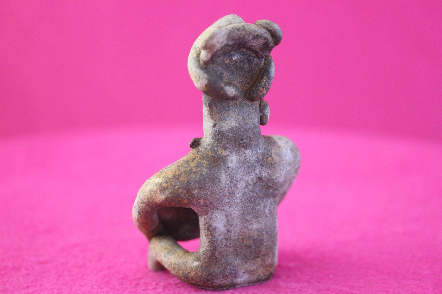Pre Columbian Authentic Artifact Rare Skirted Tomb Figure Colima Mexico COA 184