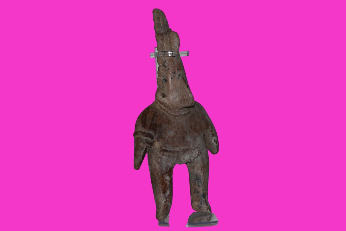 Pre Columbian Authentic Artifact Archaic Shaman Tomb Figure Colima Mexico COA 20