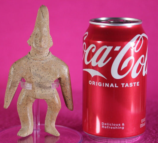 Authentic Pre Columbian Artifact Archaic Tomb Figure Colima Mexico COA T90