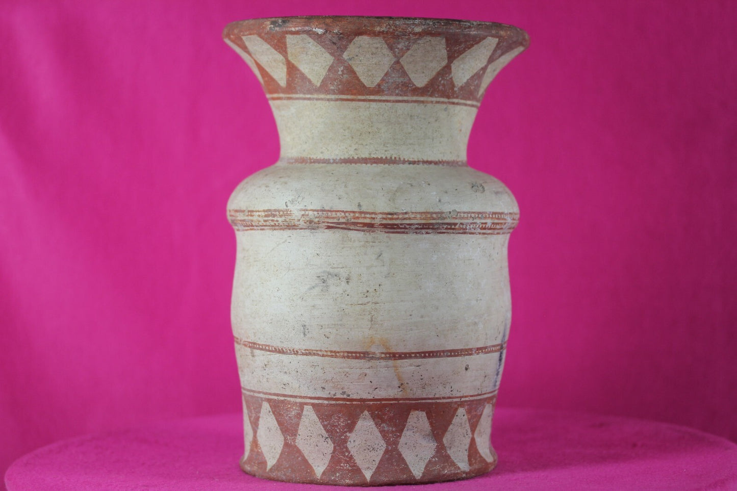 Large Ban Chiang Thailand Artifact Very Rare Pottery Jar 300-200 BC COA T122