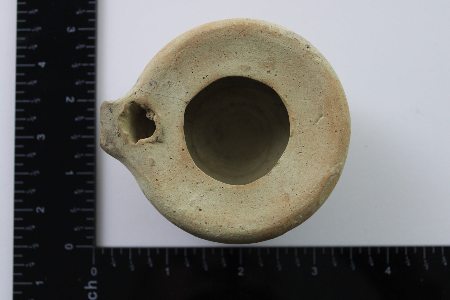 Ancient Holy Land Oil Lamp Artifact Home of Jesus Christ 100 BC-200 AD COA J151